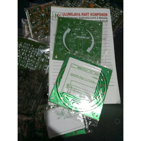 PCB running LED SL-010 circle running LED kit layout PCB