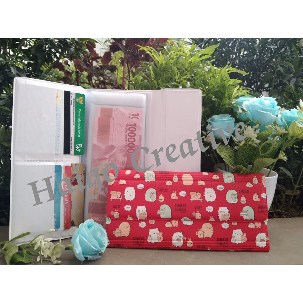 Dompet disiplin sumikko gurashi - dompet organizier keuangan bulanan wanita