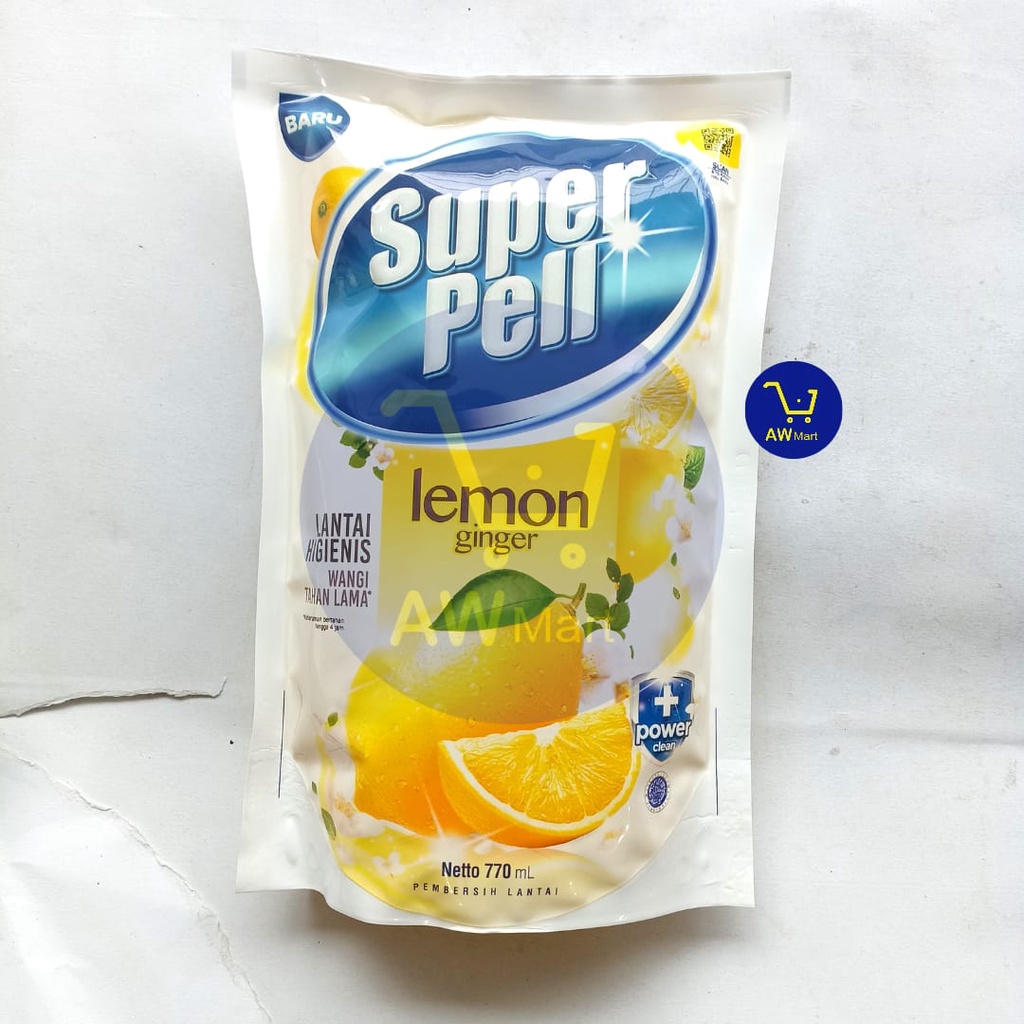 SUPER PELL 770ML - PEMBERSIH LANTAI SUPER PELL 770ML APEL LEMON