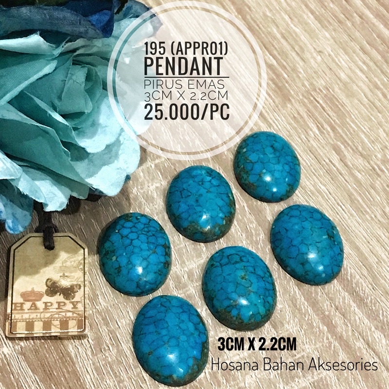 Batu Liontin/ Batu Pirus Emas/Batu alam