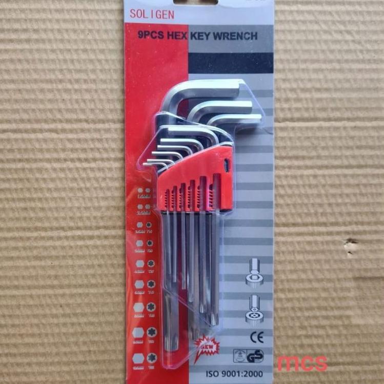 KUNCI L KOMBINASI  B02 ( ATAS SEGI ENAM BAWAH BINTANG ) 5K9