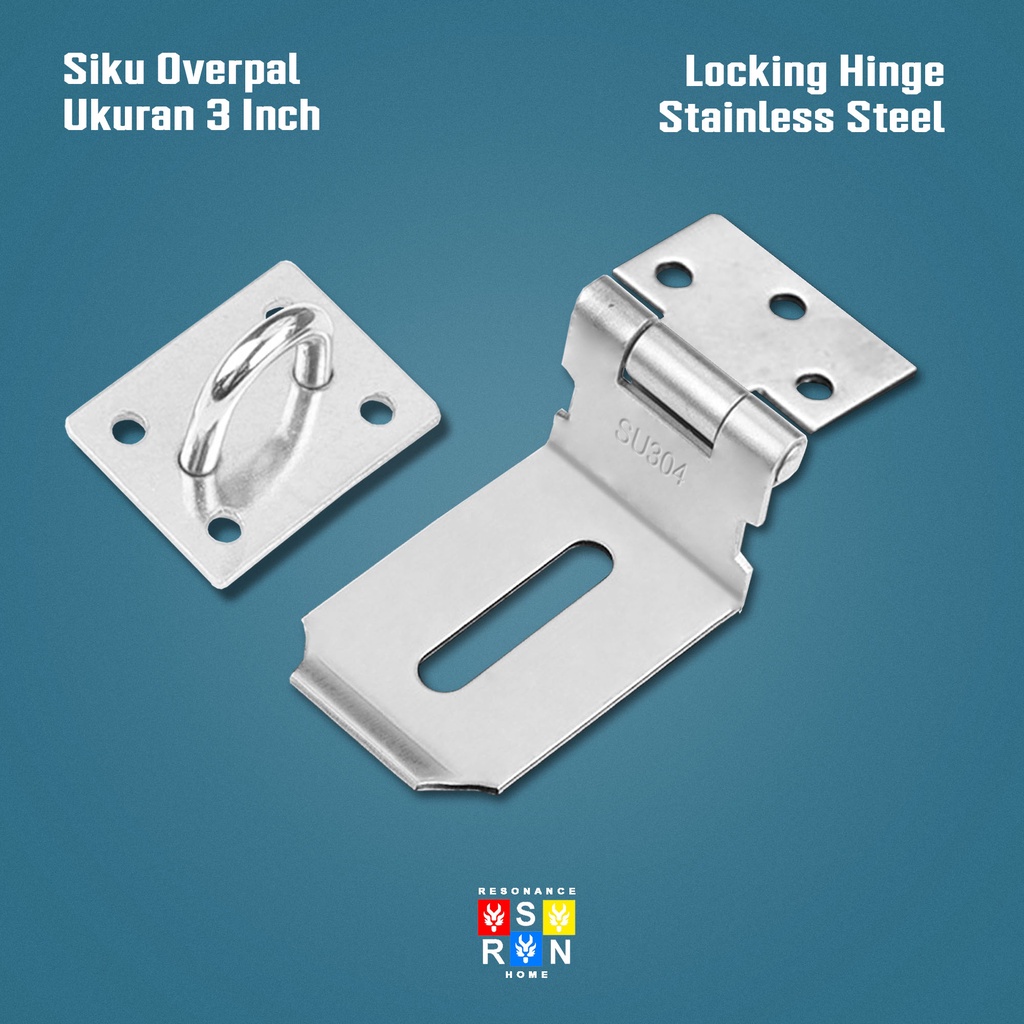 Overpal Siku Kecil 3 Inch / Kunci Pintu Overpal SUS 304 Resonance Home