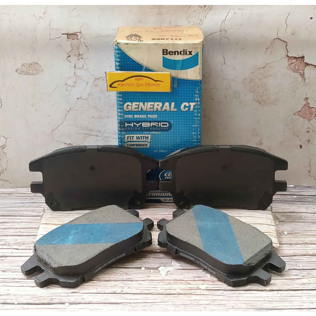 BRAKE PAD KAMPAS REM DEPAN HARRIER 2.4 2002-2004 BENDIX DB1494 GCT