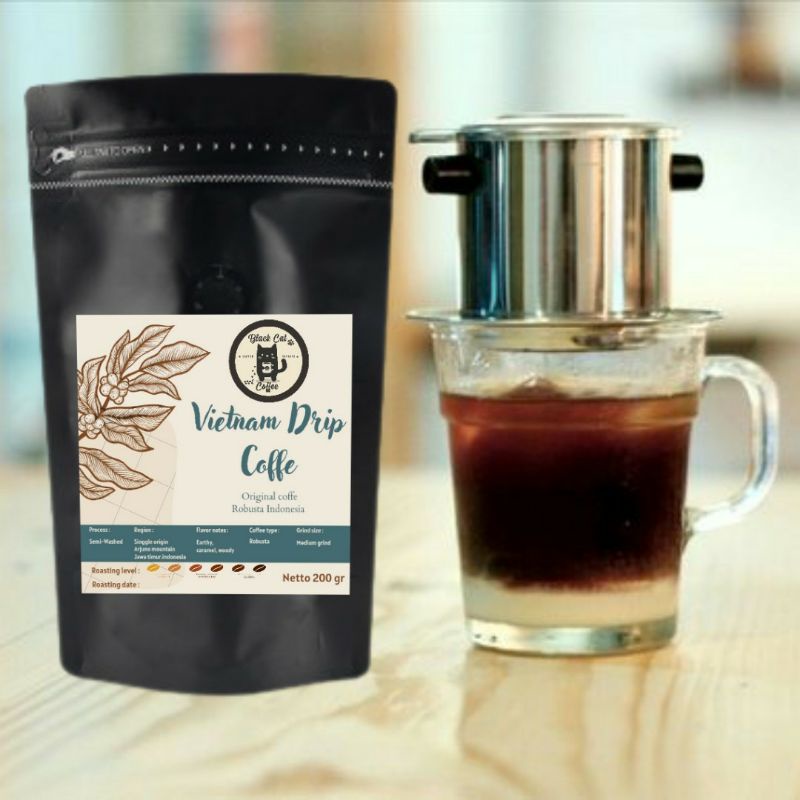 

Kopi Vietnam Drip | kemasan 200gr Rekomendasi untuk manual brewing