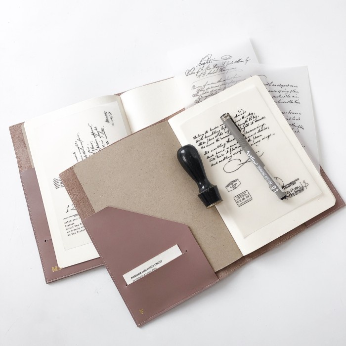 

Pad Leather Notebook Cover / Kulit Asli / Zilia Leather
