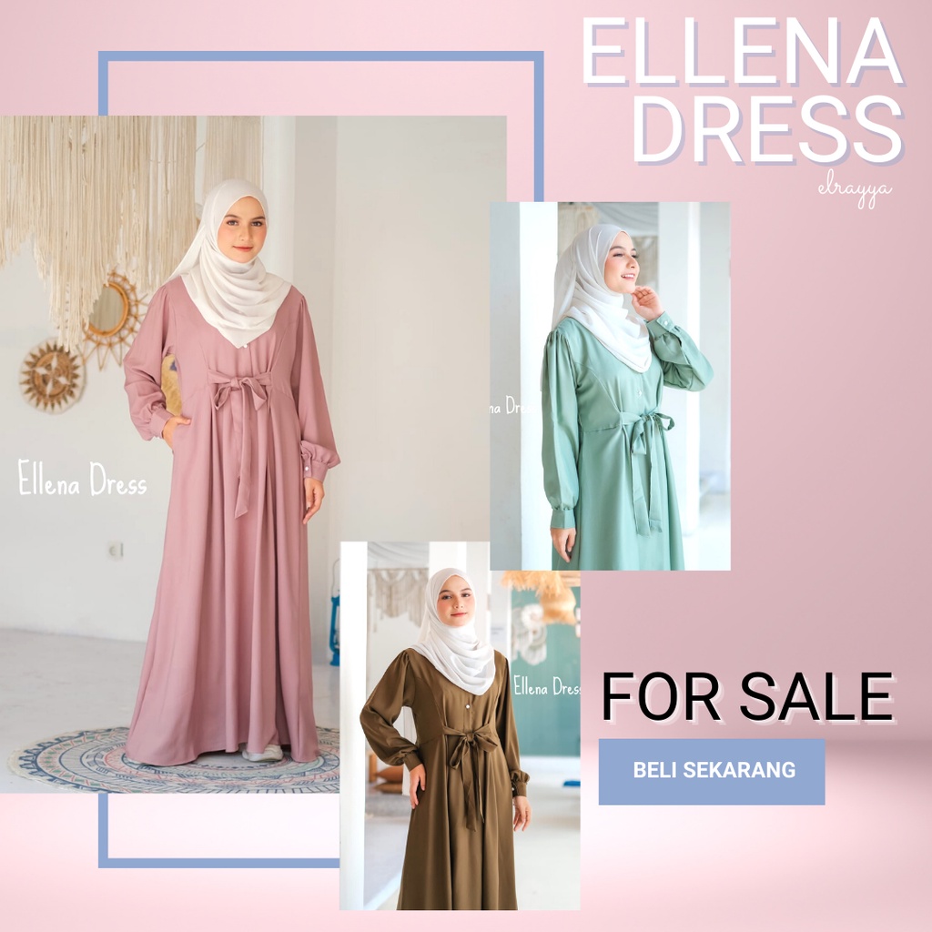 gamis polos bahan shakila/ dress simple/ gamis wanita dewasa bahan syakila