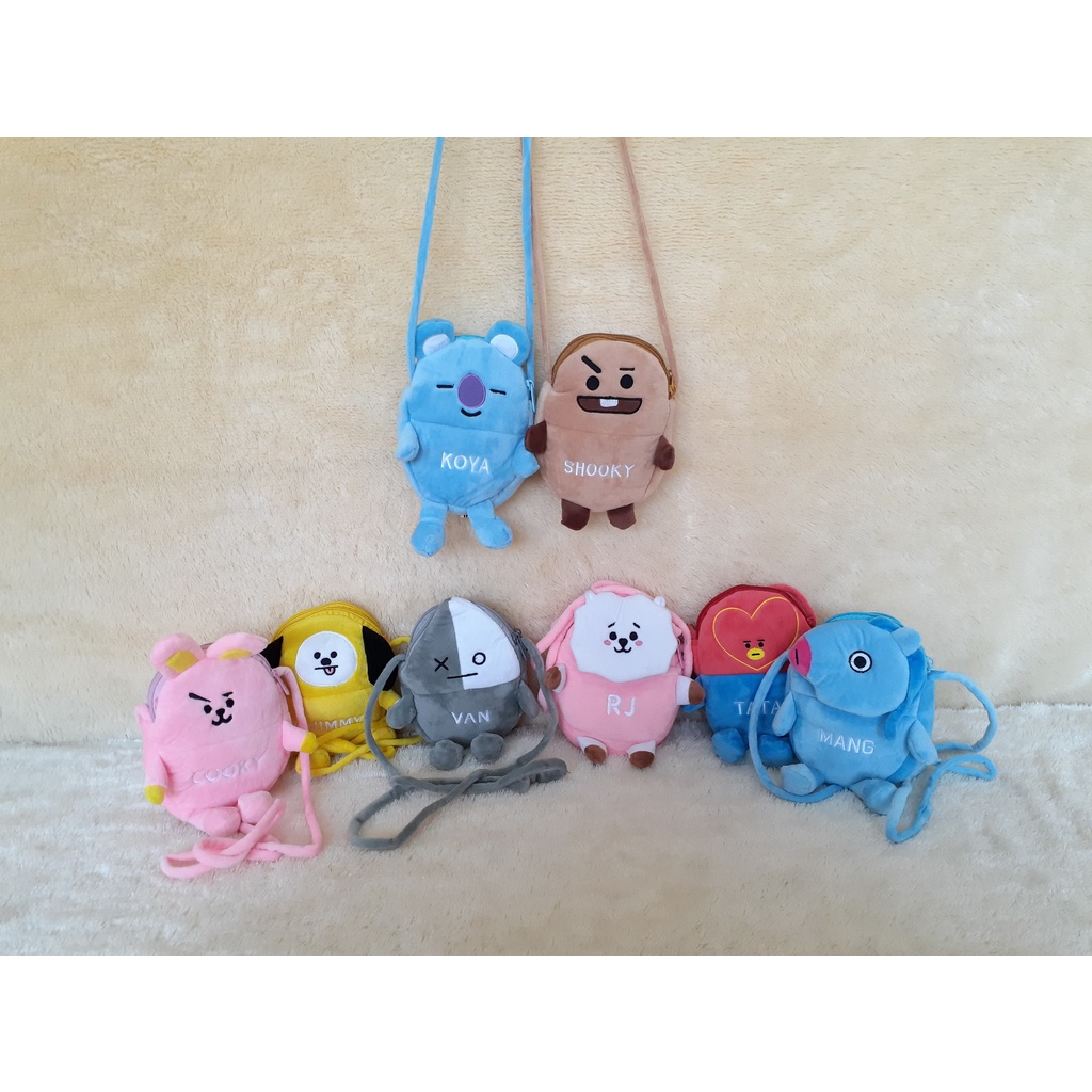 CBT Tas Selempang Boneka Motif Korea Tas Boneka Lucu