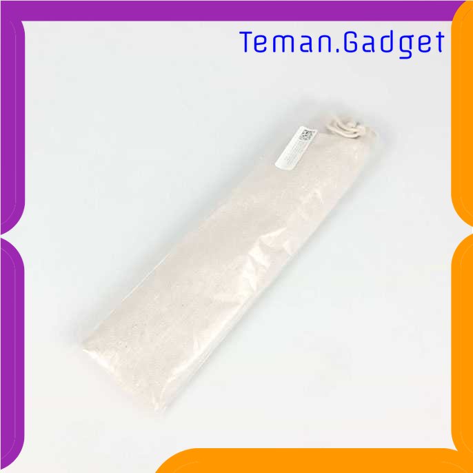TG - DPR Tofok Cutlery Set Perlengkapan Makan Sendok Garpu Beige Cloth Bag - T1