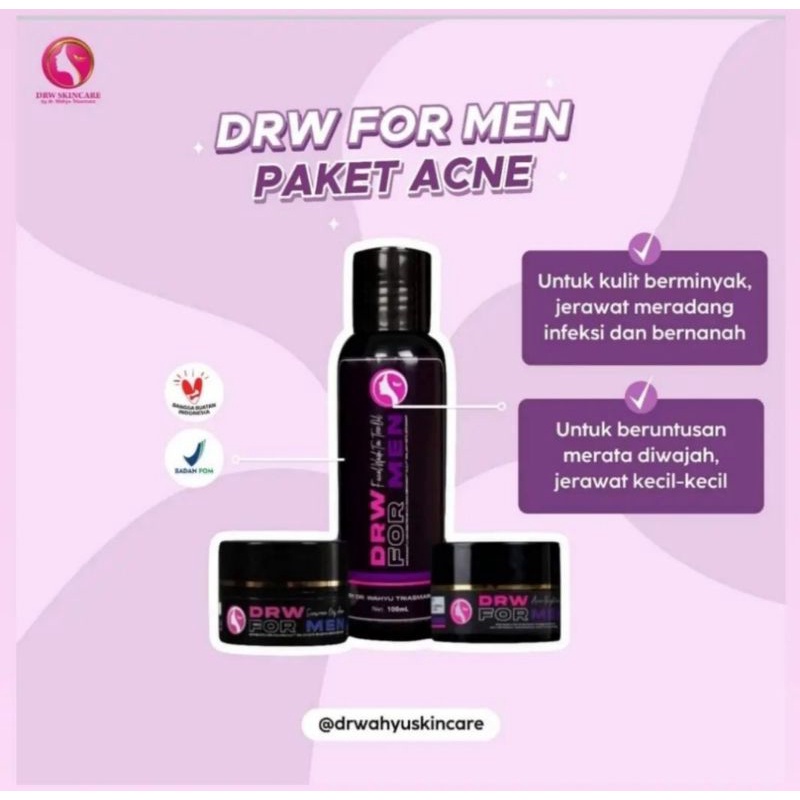 Paket For Men Drw Skincare Original