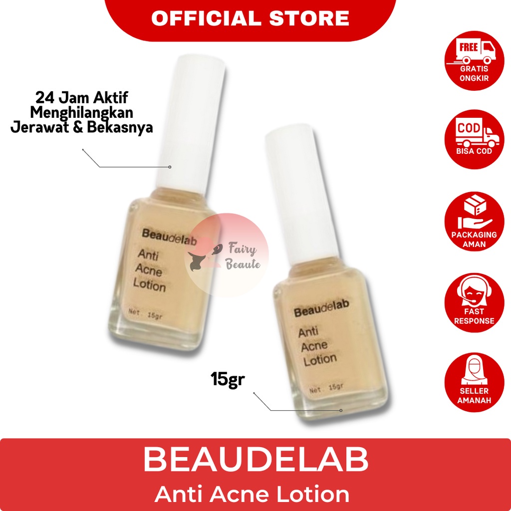 Beaudelab Obat Jerawat | Acne Serum | Acne Lotion | Acne Concealer | Acne Spot Treatment | Obat toto