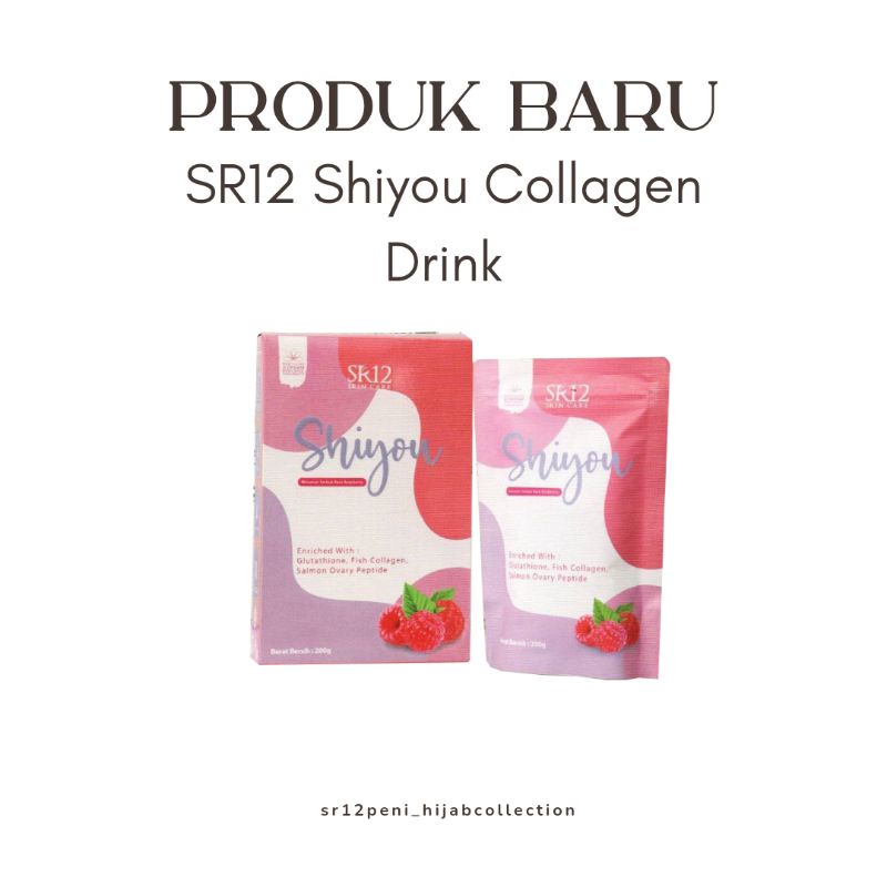 Shiyou SR12 Minuman Kolagen Atasi Kerutan, Rambut Rontok, Kuku lebih sehat