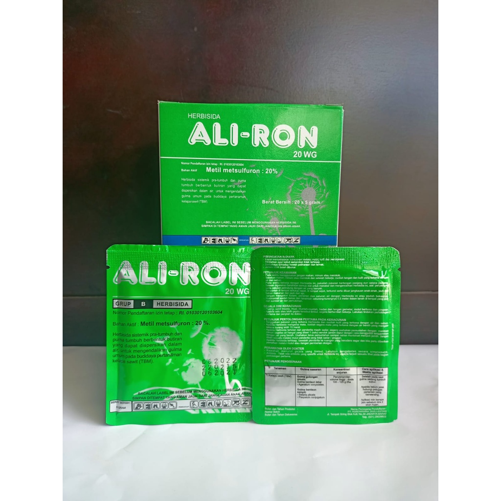 ALIRON 5GR 20WG ISI 20BKS HERBISIDA