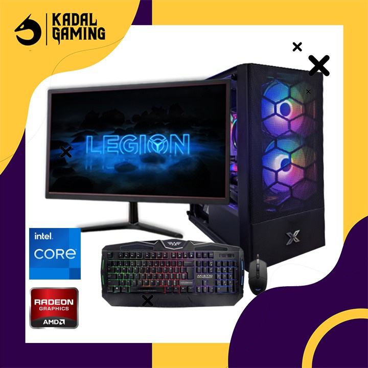 PC GAMING RATA KANAN INTEL CORE I3 10105F RADEON RX 6600 / 6600XT 16GB