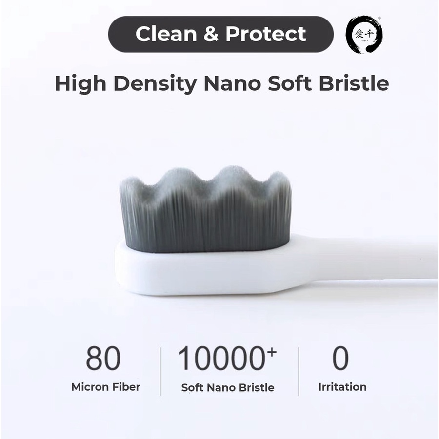 Sikat Gigi Halus 10000+ Soft Bristle Lembut Nano Tech Japan / Sikat Gigi Nano Tech Japan