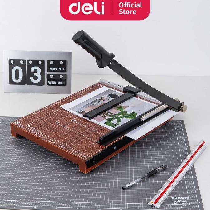

Terlaris Deli Paper trimmer pemotong kertas 8003 Termurah