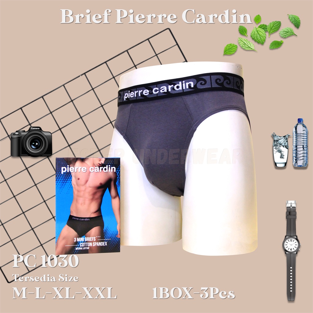 Pierre Cardin Celana Dalam Pria PC 1030 1 Box isi 3Pcs