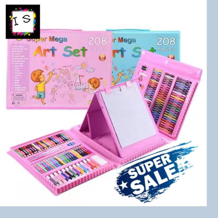 

Kirim Langsung ART SET 208 / CRAYON MEWARNAI / PENSIL WARNA Crayon Set 208Pcs - Crayon Mewarnai - PENSIL RO3.
