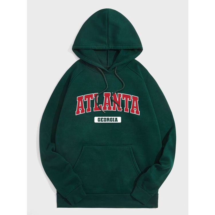 ATLANTA GEORGIA Jumper Hoodie II  Sweater Hoodie Trendy II Sweter Oblong Topi Sz M - XL ( Pria &amp; Wanita / Anak &amp; Dewasa )