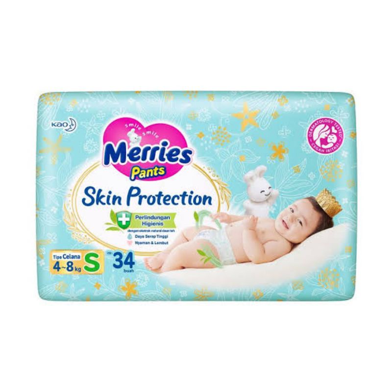 Merries Skin Protection Pants Diapers Repack Popok Bayi Celana Ecer Satuan Tester