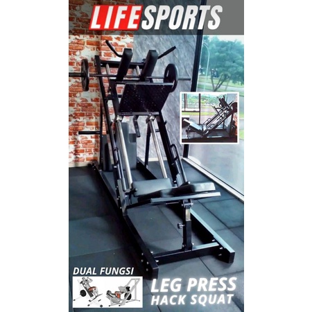 LEGPRESS PLUS HACK SQUAT LIFESPORTS