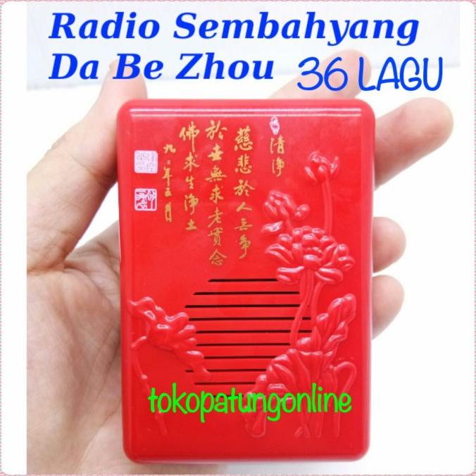 [BISA COD] Radio Pemutar Lagu Sembahyang Buddha 36 Lagu