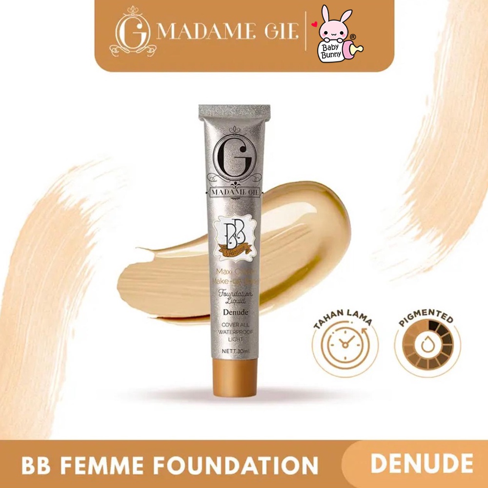 ❤ BELIA ❤ Madame Gie BB Femme Foundation Liquid - MakeUp | BB Cream | BB Liquid Foundation | BPOM