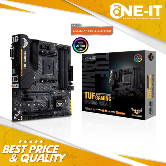 Motherboard ASUS TUF GAMING B450M-PLUS II AMD B450 AM4 micro ATX