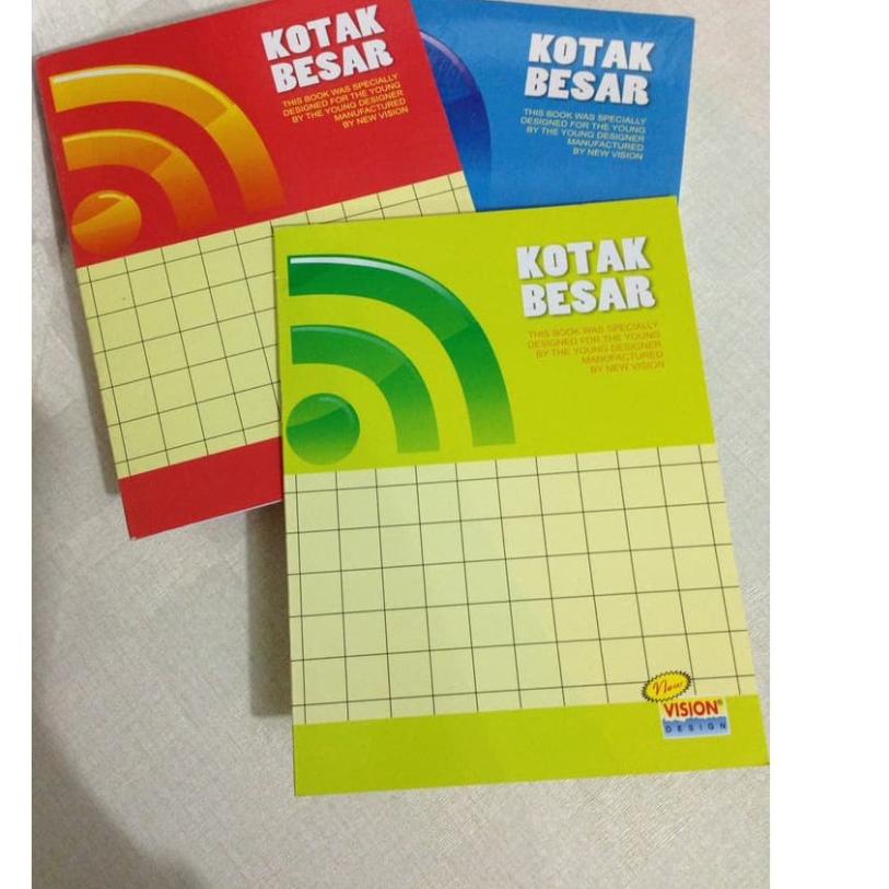 

(P-3-O✉) Buku Kotak Besar / Buku Tulis Mandarin Merek Vision ( 1 Buku isi 30 Lembar ) amanah