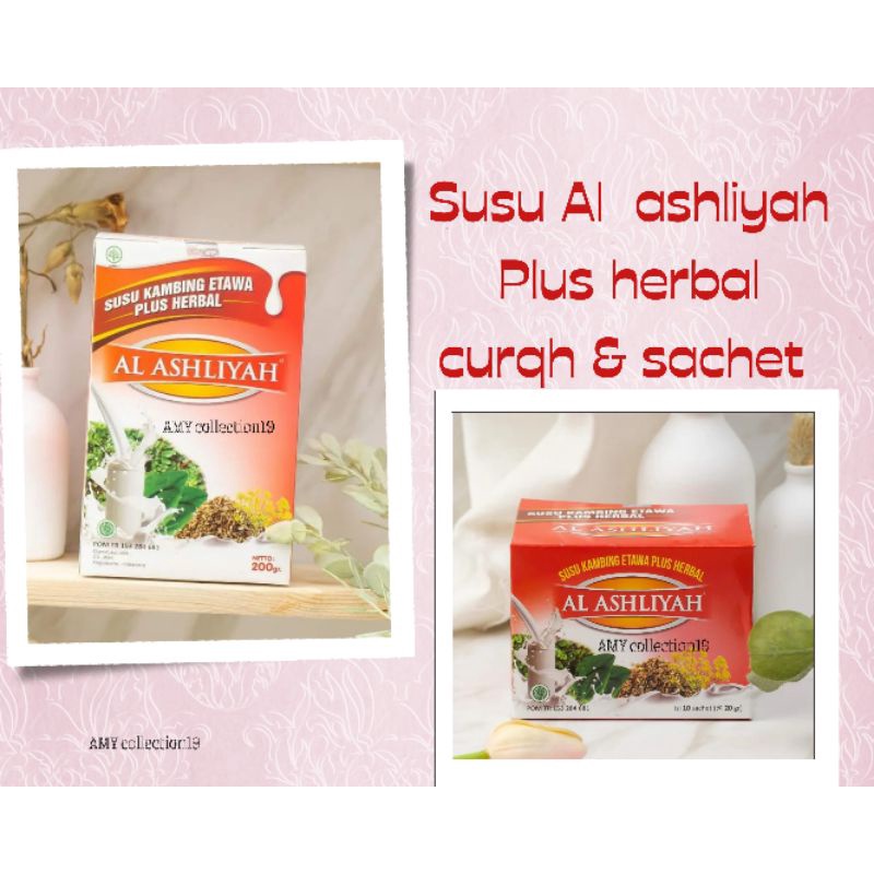 

Al ashliyah Susu Kambing etawa Plus Herbal obat tulang keropos asam lambung penambah darah