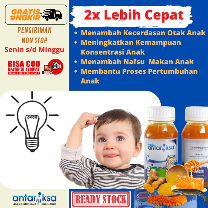 Vitamin Kecerdasan Otak Anak - Madu Antariksa Untuk Kecerdasan Otak