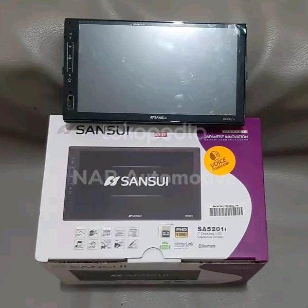 HEADUNIT ANDROID 7'INCH SANSUI SA-5201I RAM 2/16GB VOICE COMMAND UH54O56K