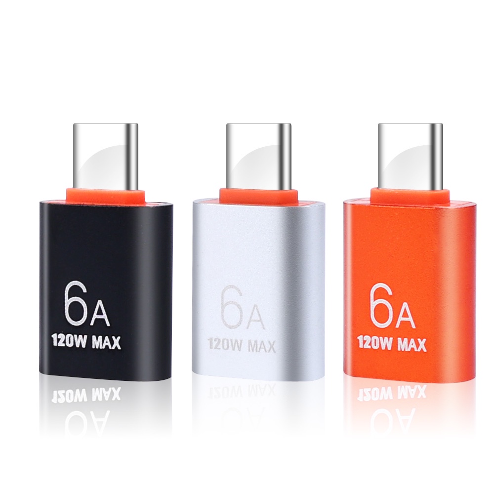 Adaptor OTG Tipe C Ke USB3.0/Konektor Dengan Indikator Untuk Handphone Kabel Data Male To Female Converter USB C Adapter