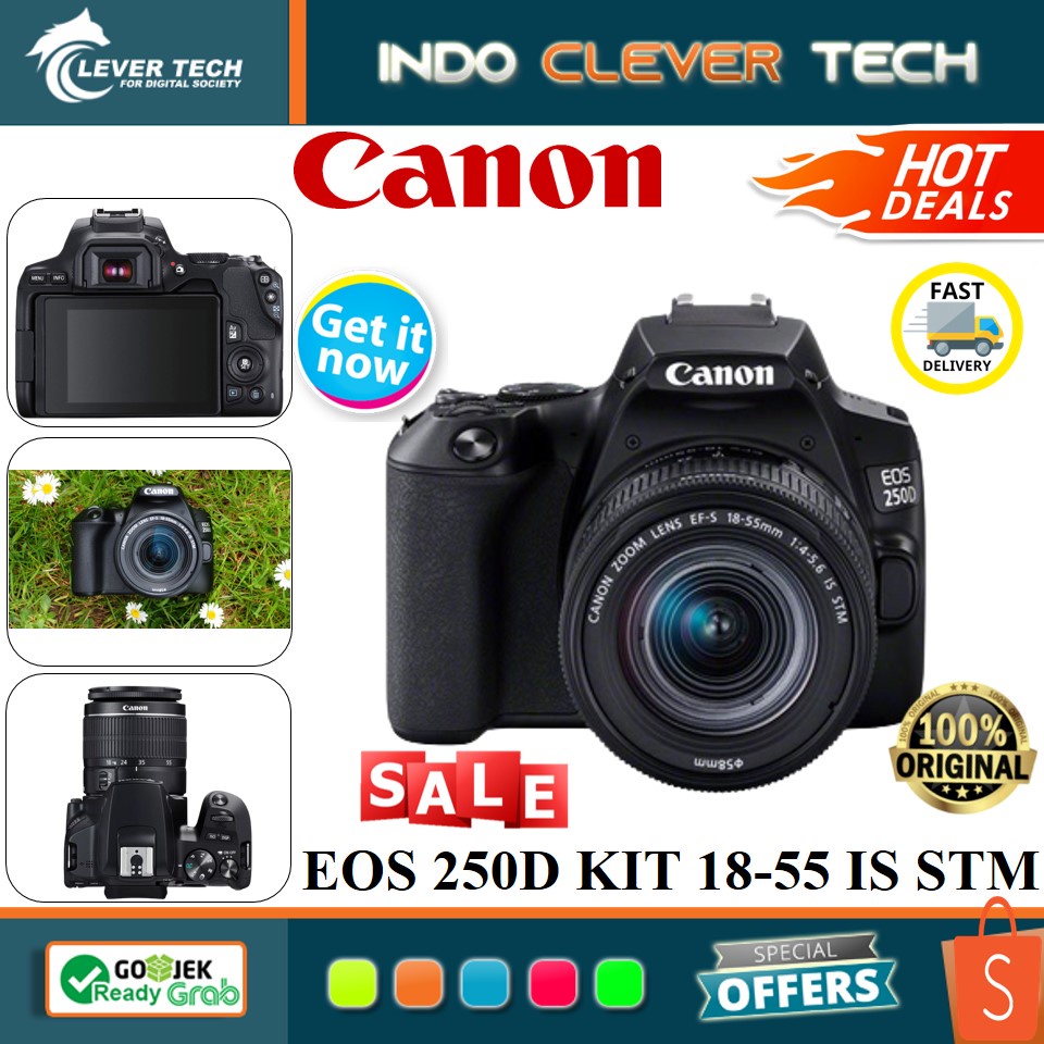 CANON EOS 250D / CANON 250D KIT 18-55MM IS STM 4K WIFI