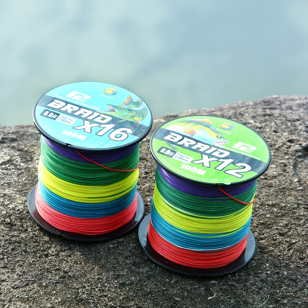 Senar Pancing Profesional Jepang x12 x16 PE 100M Pancing Laut Kuat Dan Tahan Aus Memancing Di Laut D