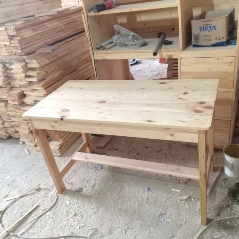 Meja Kayu jati belanda 120×60×75