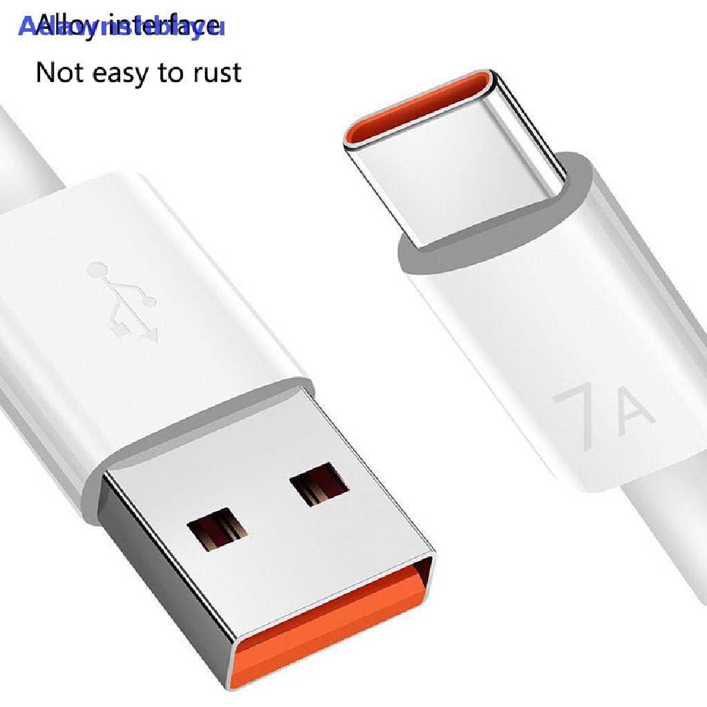 Adhyu Kabel USB 7A 100W Tipe C Kabel Charge Super-Cepat Untuk Huawei Xiaomi Samsung ID