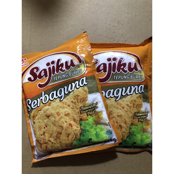 

Sajiku Tepung bumbu serbaguna 220gr ,RENYAH BUMBUNYA PAS !!!