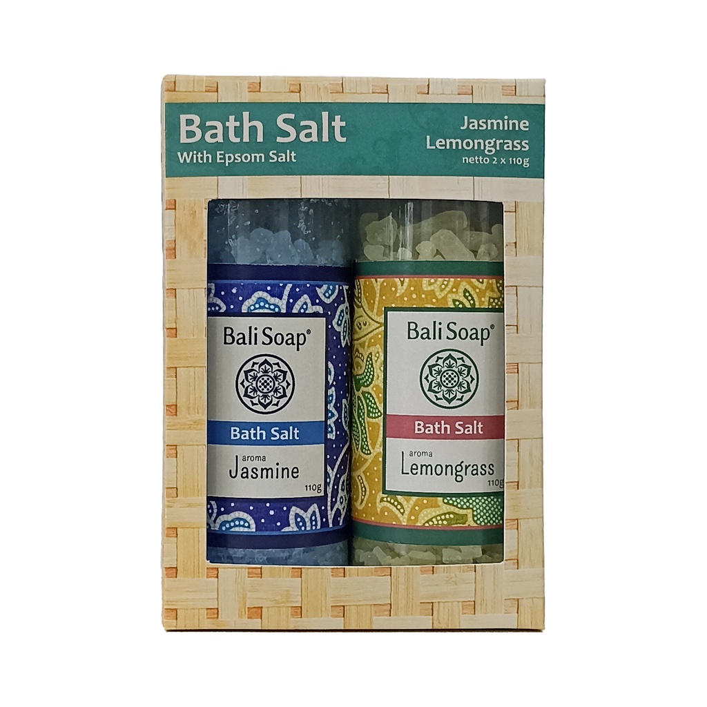 Box Set Bath Salt Jasmine - Lemongrass