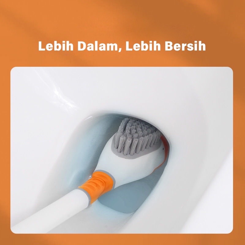 Sikat WC Kloset Bentuk Bebek / Pembersih Kamar Mandi Sikat Tempel WC 4in1 / Sikat Toilet Brush / Sikat Pembersih Kamar Mandi WC / Wall Mounted Brush