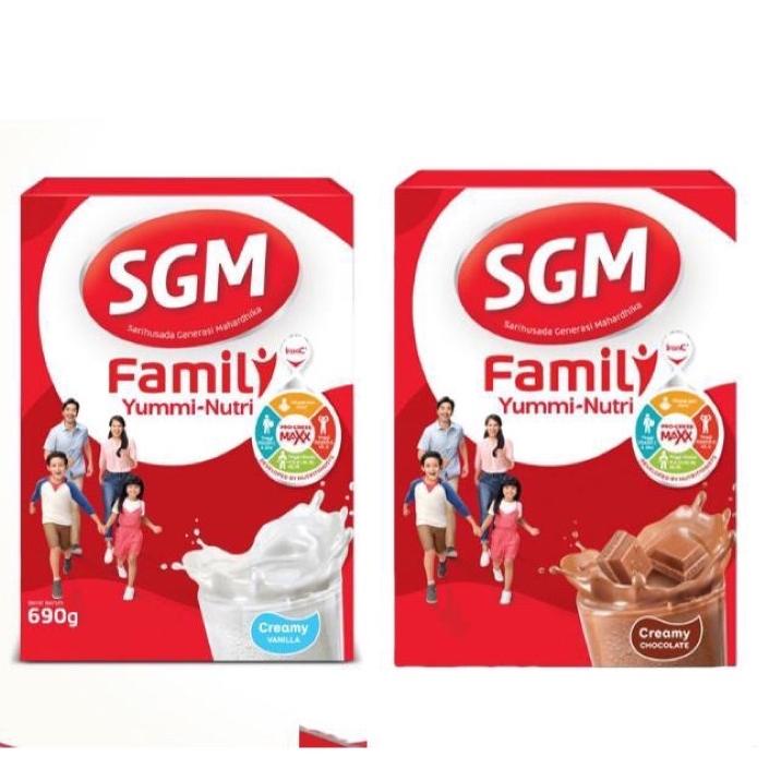 

Ready Stock SGM Family Yummi Nutri Creamy Vanila Coklat 330gr 690gr 330 690 gr$