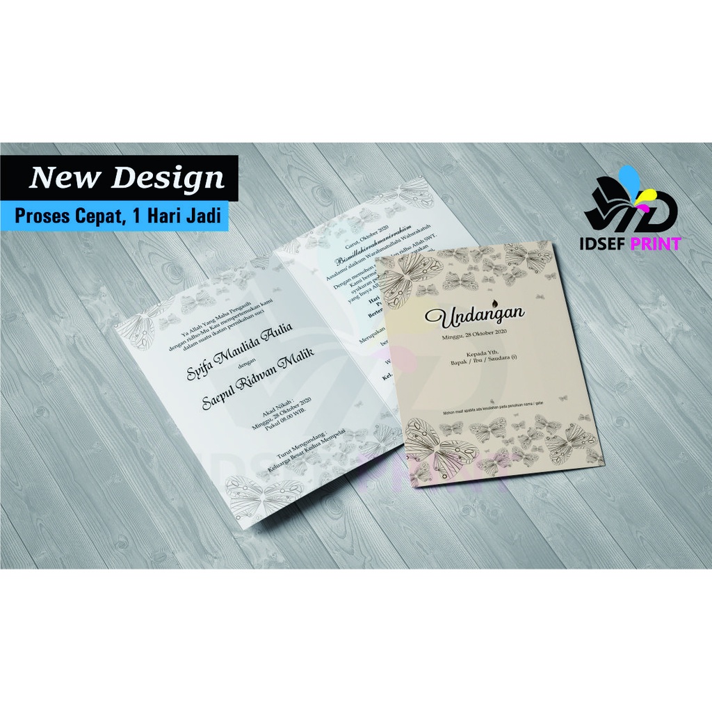 Undangan Pernikahan atau Nikah Terbaru 2022 Murah Meriah, Desain Elegan, Mewah dan sangat Cantik Kod