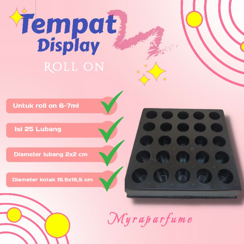 KOTAK DISPLAY PARFUM ROLL ON