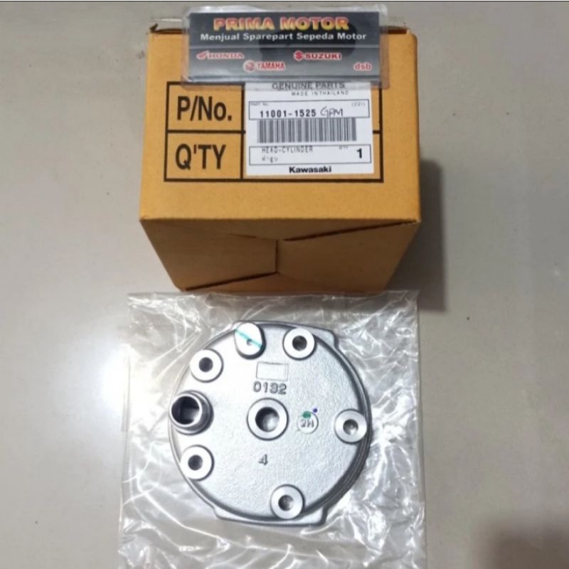 BLOK HEAD NINJA R RR SILVER DEKSEL NINJA R RR SILVER ORI KAWASAKI KGP