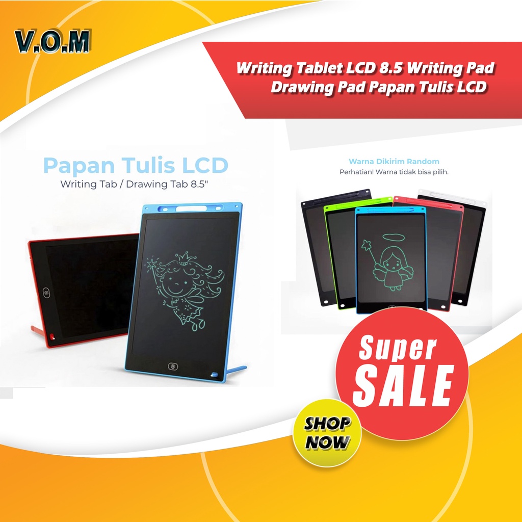Writing Tablet LCD 8.5 Writing Pad / Drawing Pad Papan Tulis LCD 0854