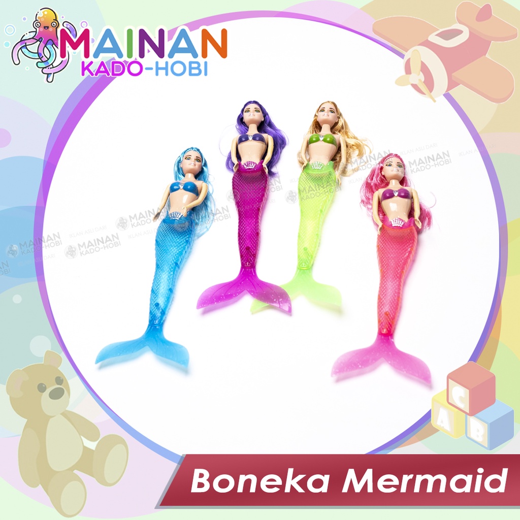 MAINAN ANAK BONEKA MINIATUR PUTRI DUYUNG MERMAID