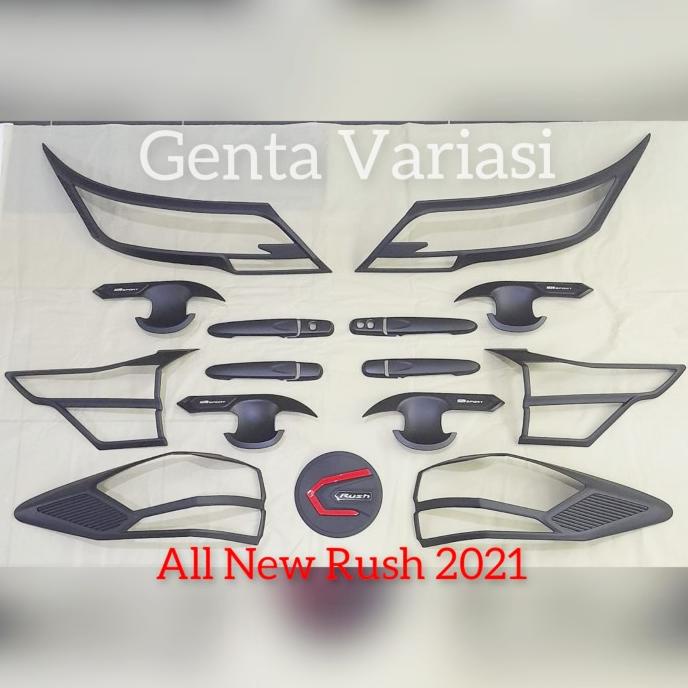 TERMURAH Paket Cover Lampu Handle Outer Tank Cover Toyota Rush 2021 GR Sport