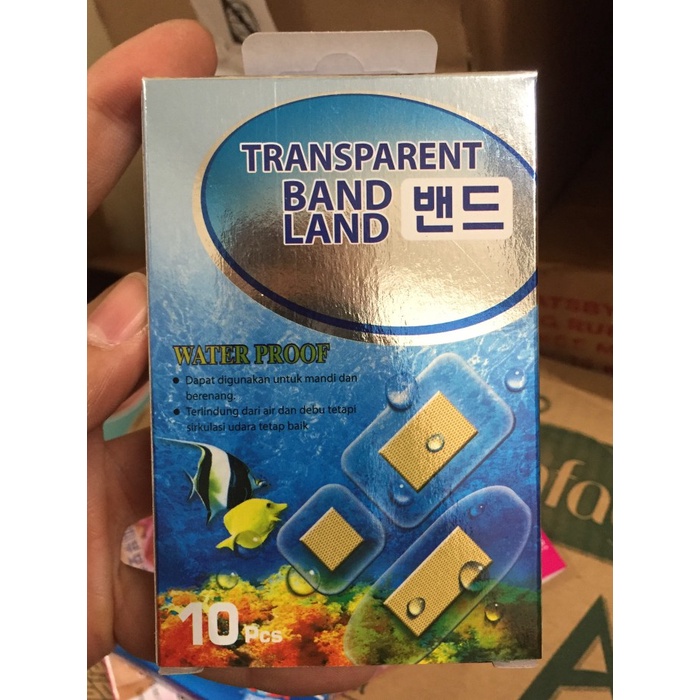 

TRANSPARENT BAND LAND ISI 10