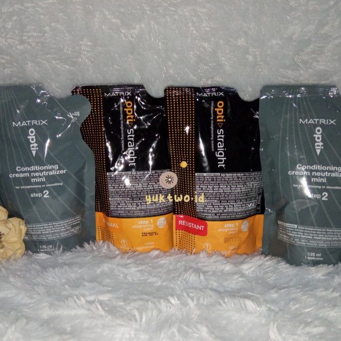 MATRIX OPTI STRAIGHT MINI 125ML RESISTANT SMOOTHING BONDING -YUKTWO.ID