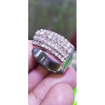 cincin berlian emas putih