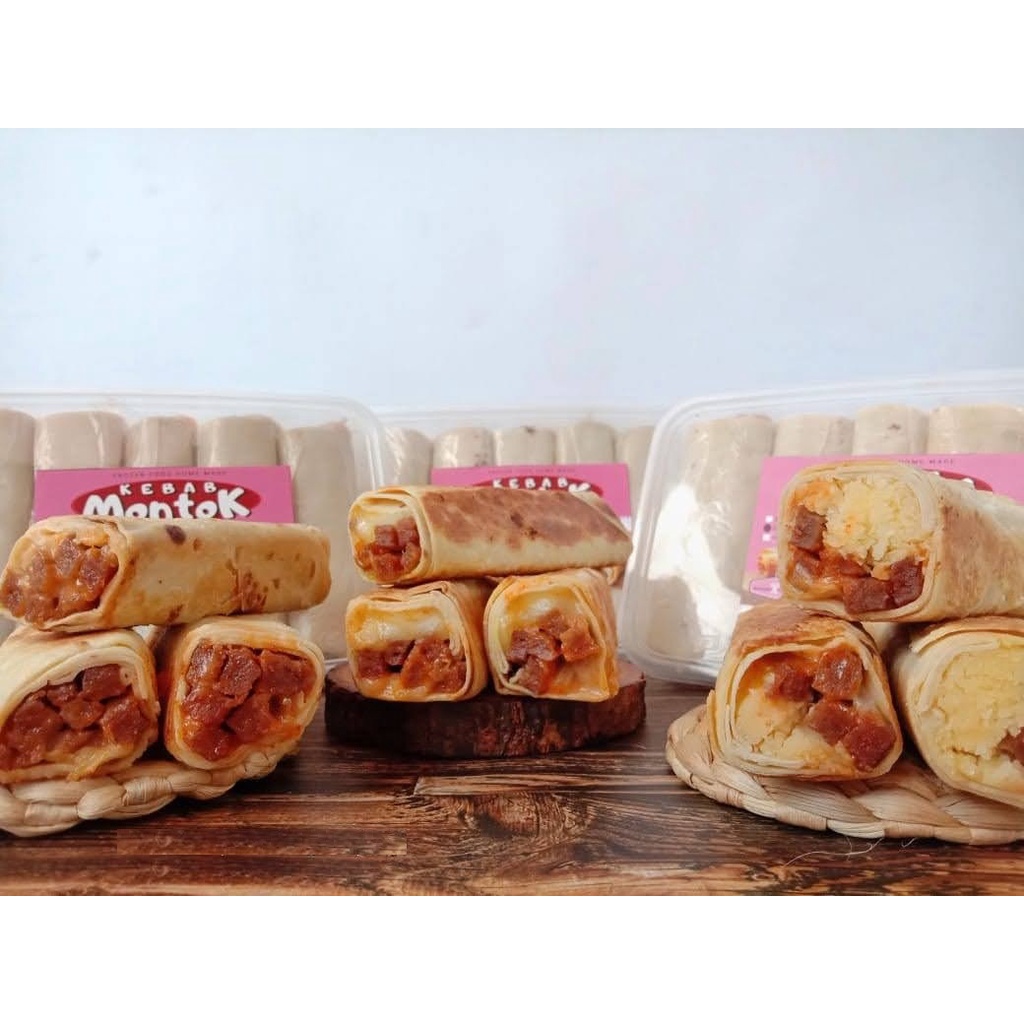 Kebab Frozen Daging Ayam Premium Keju isi 5 pcs by Kebab Montok